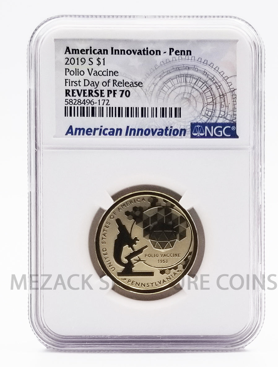 American Innovation - 2019 Pennsylvania FDOR Reverse Proof 70 NGC