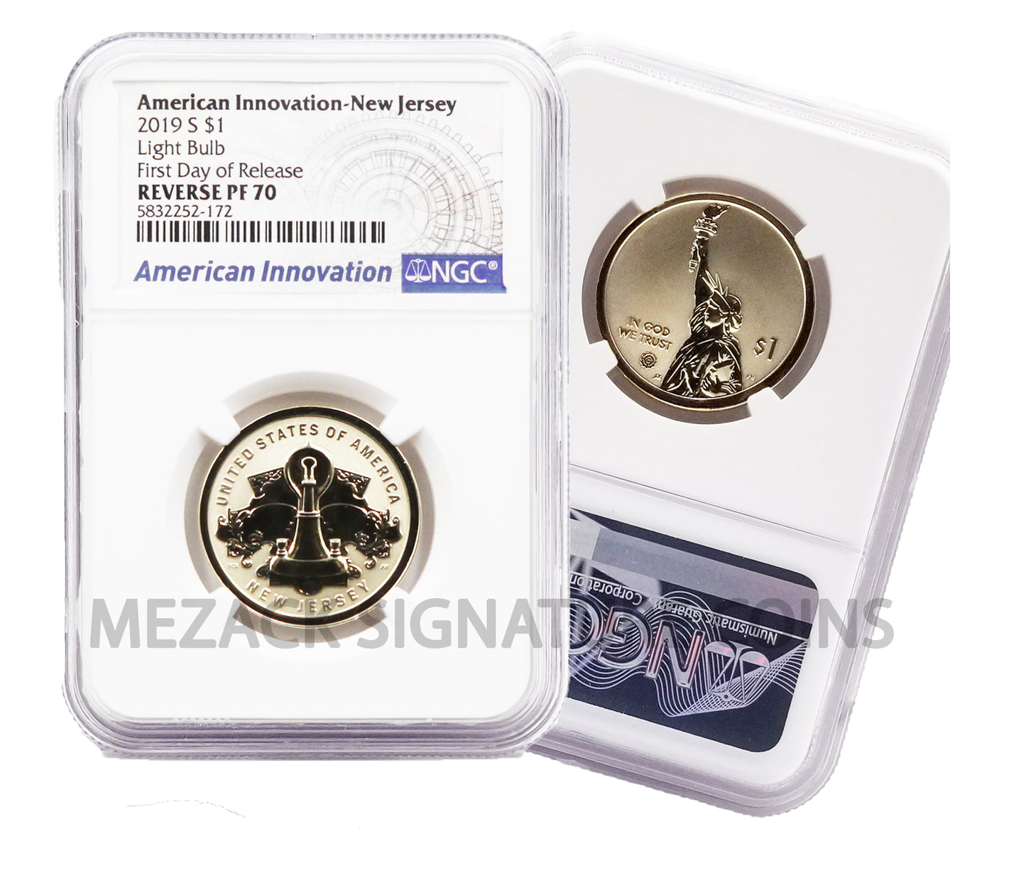 American Innovation - 2019 New Jersey FDOR Reverse Proof 70 NGC